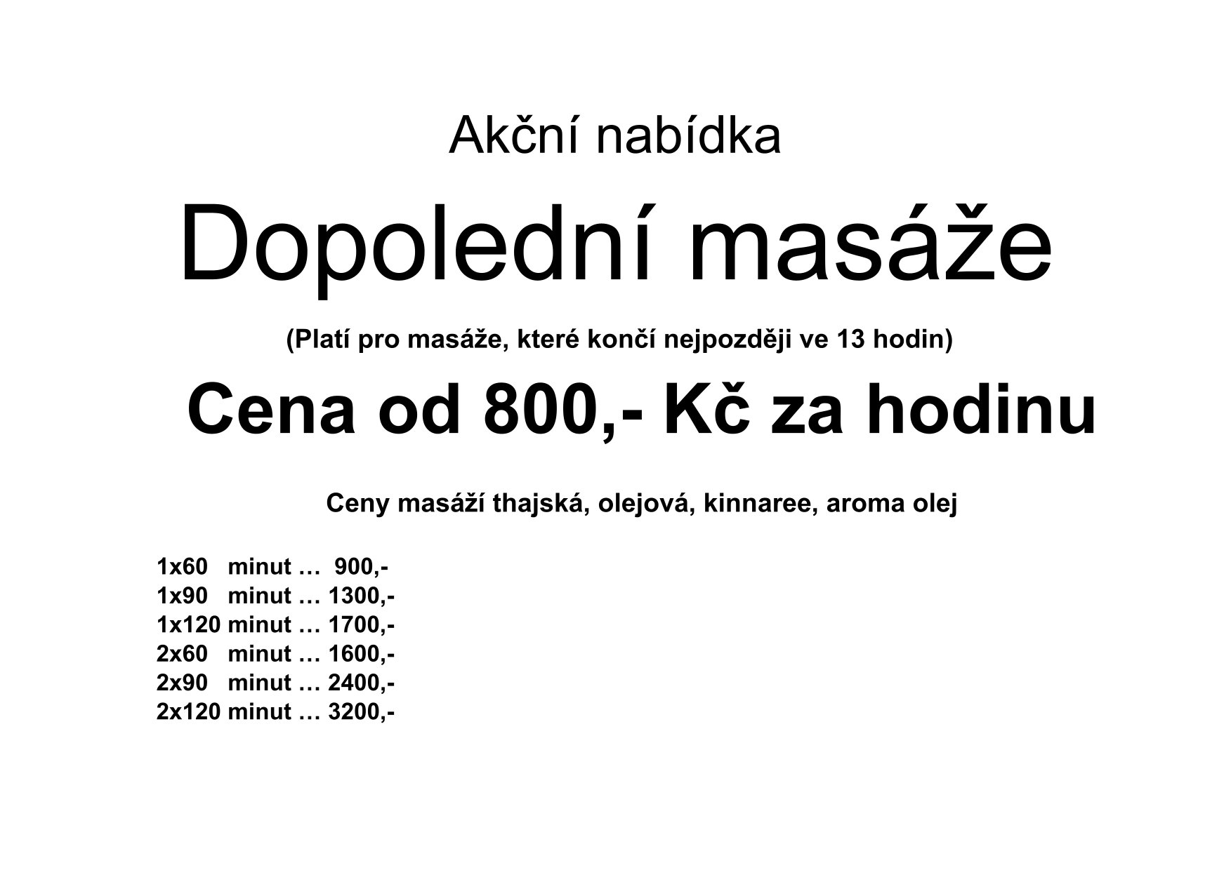 Akce dopoledne