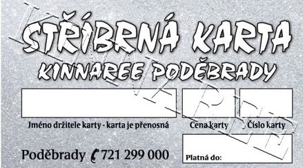 Stříbrná předplacená karta Kinnaree