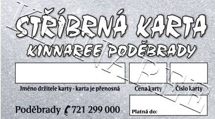 Stříbrná předplacená karta Kinnaree